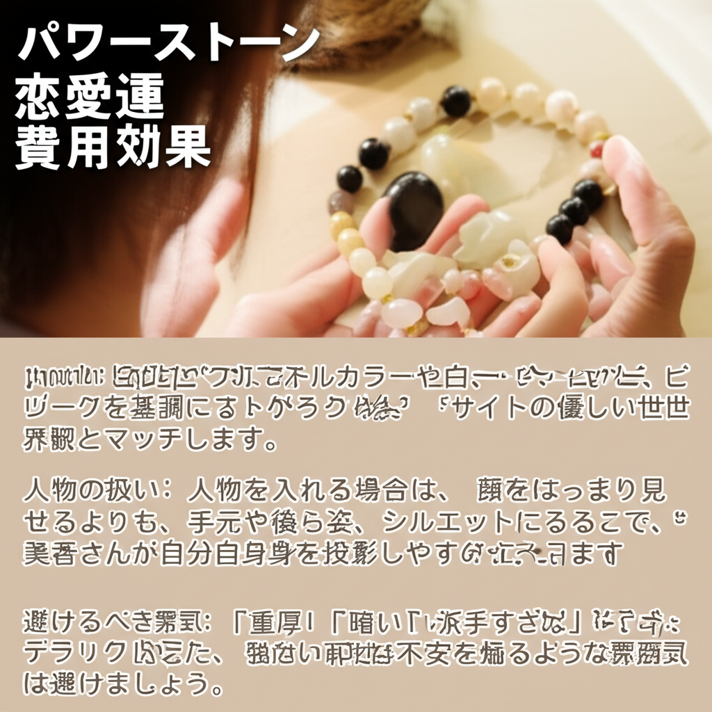 【完全版】忙しい会社員でも失敗しない！恋愛運パワーストーン選びの費用対効果チェックリスト